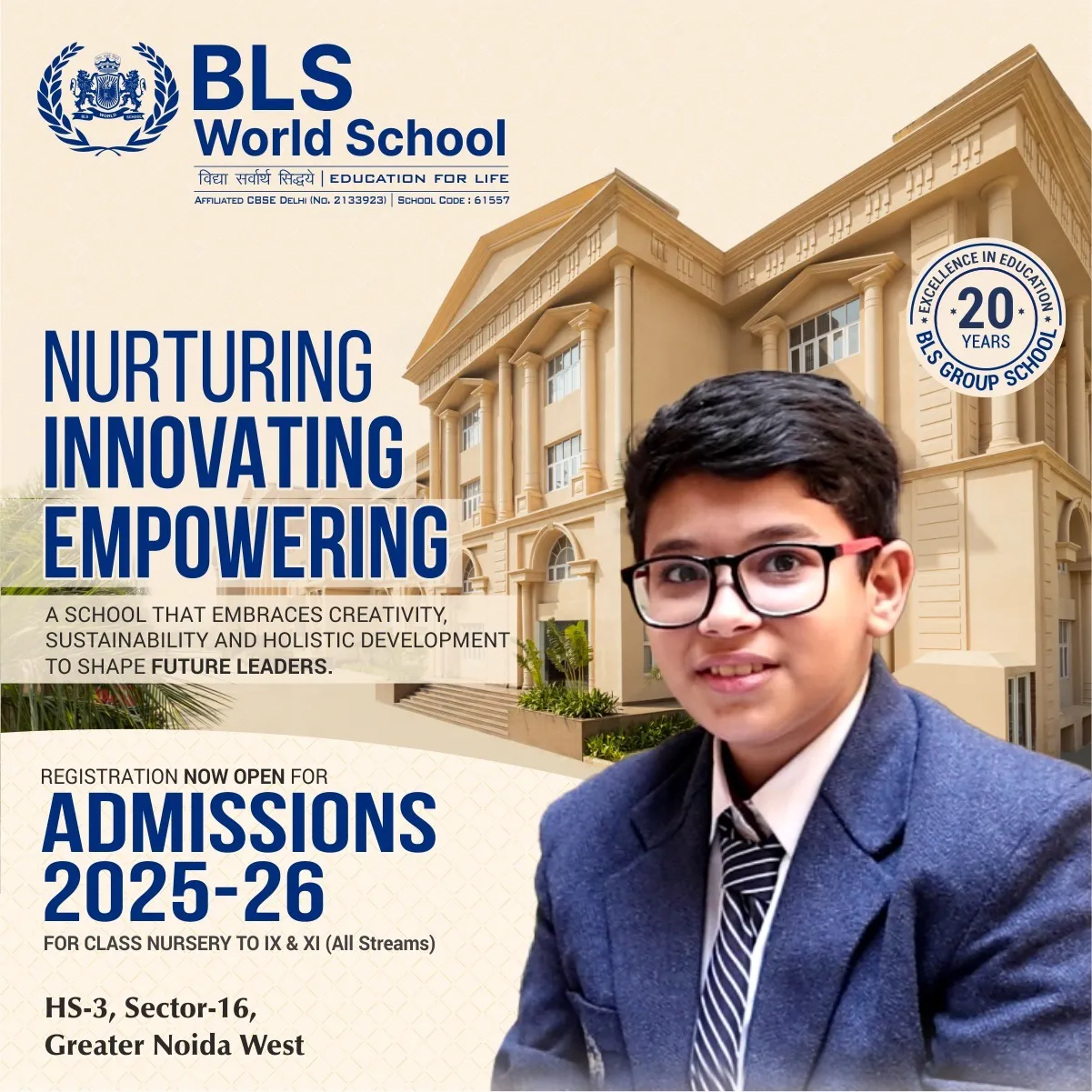 BLS World School Flyer